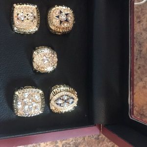 Set of Dallas championships rings